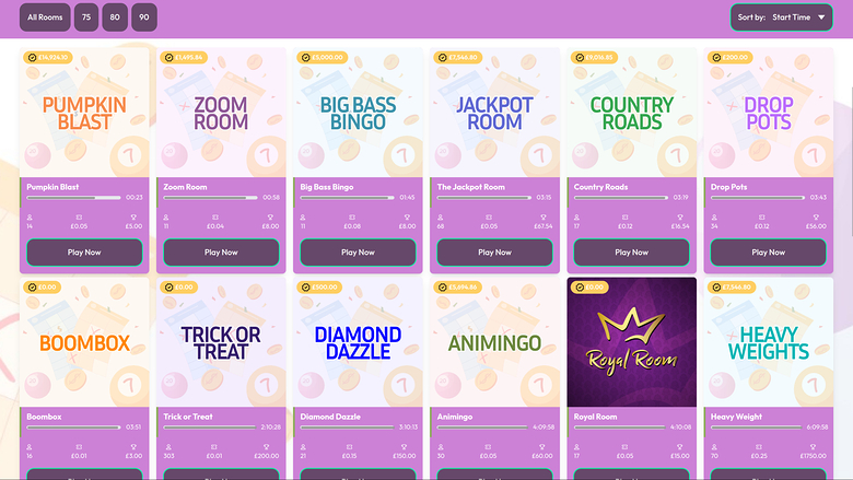 Bingo de Chitchat Bingo sur ordinateur