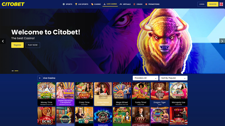 Citobet Live Dealer Desktop