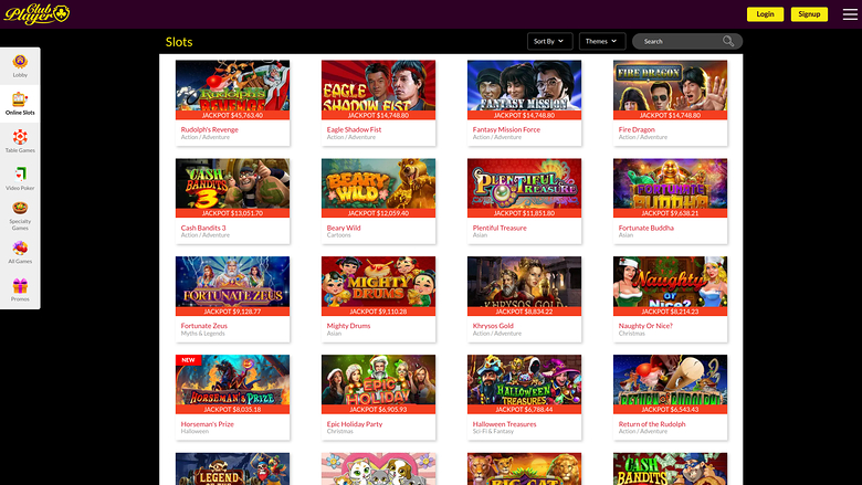 Club Player Casino Jackpot Desktop