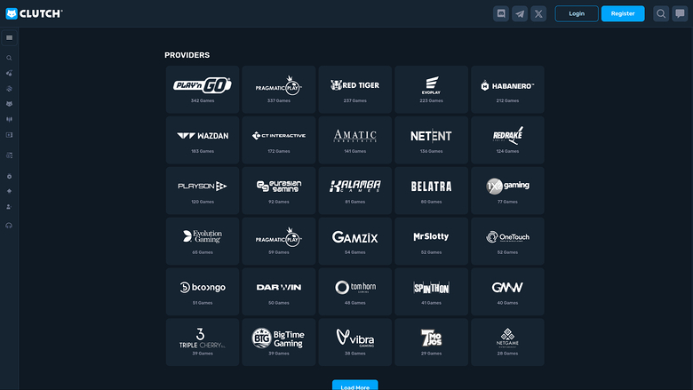 Clutch Casino Game Developers