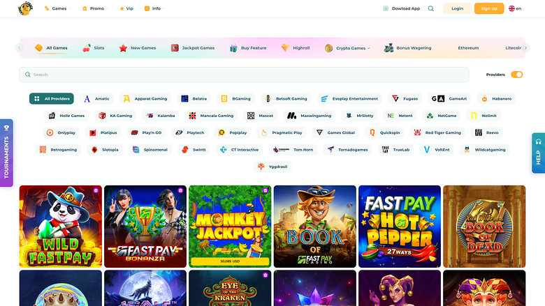 Разработчики Игр Казино Cobber Рабочий стол