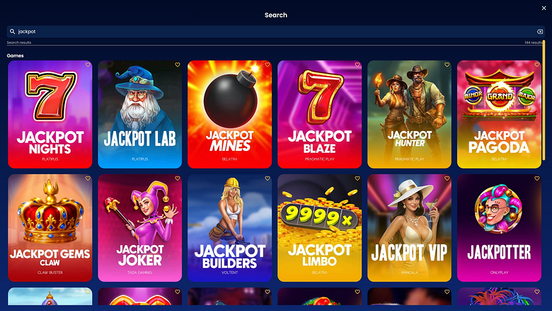 Jackpot de bureau du casino CoinKings