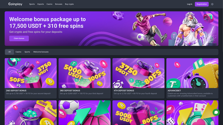 Promotions du casino Coinplay sur ordinateur