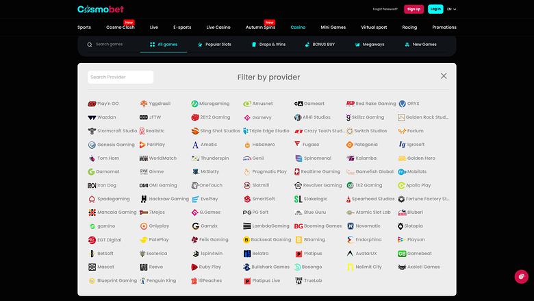 Développeurs de Jeux de Cosmobet Bureau