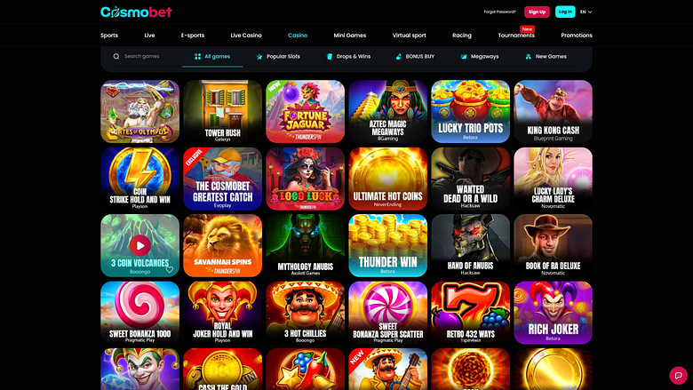 Jeux d'images de bureau Cosmobet