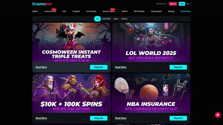 Promotions de Cosmobet Bureau