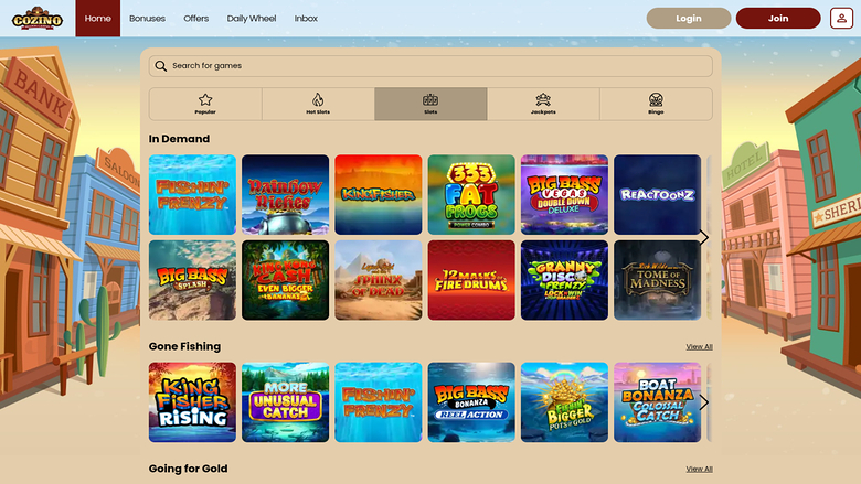 Juegos de Cozino Casino Escritorio