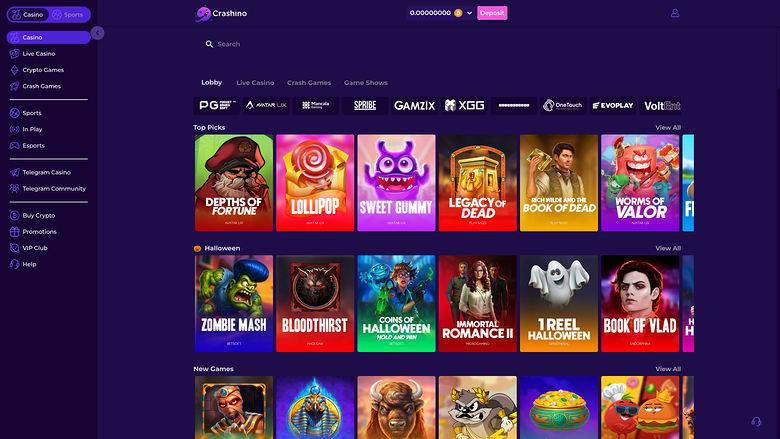 Giochi di Crashino Desktop