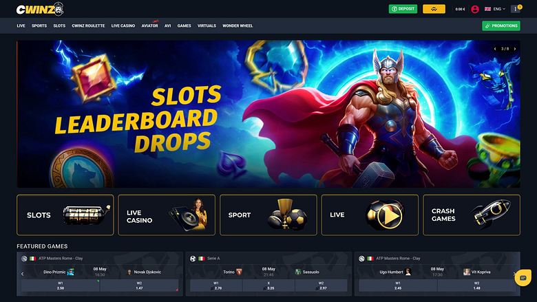 CWinz Desktop-Startseite