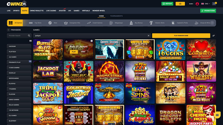 Desktop-Bild des Jackpots von CWinz