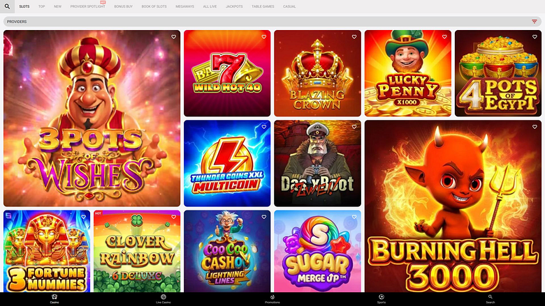 Juegos de imágenes de escritorio de Dachbet Casino