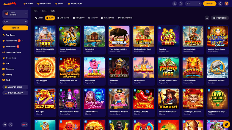 Игры для рабочего стола казино Dazard