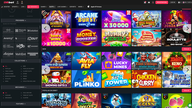 Développeurs de jeux de casino pour ordinateur Dbbet