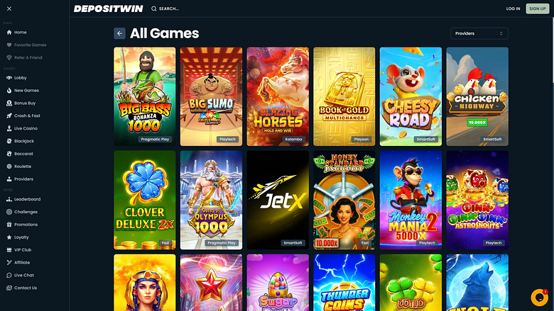 Giochi di immagini desktop del casinò DepositWin