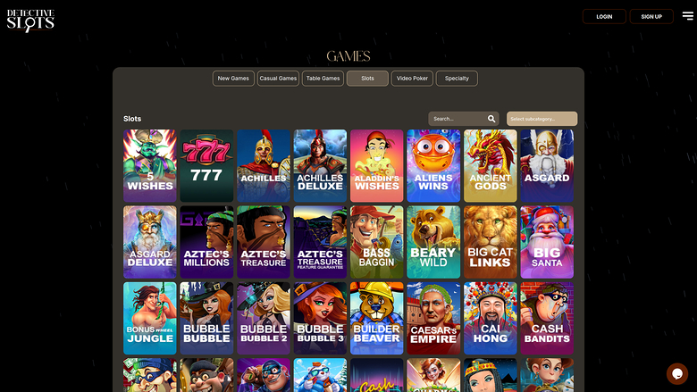 Jeux de Detective Slots Bureau