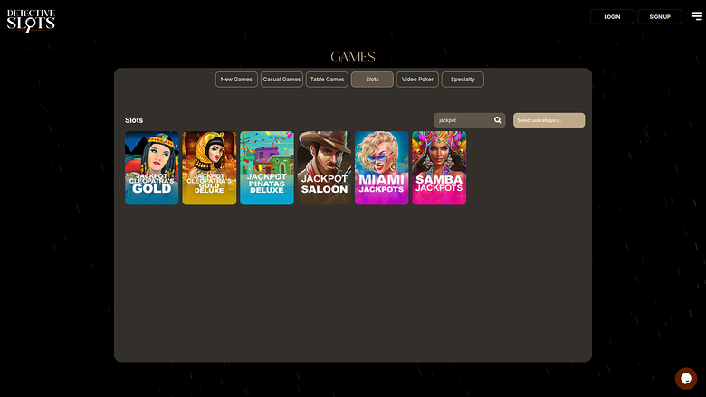 Jackpot de Detective Slots Bureau