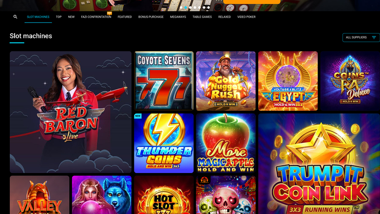 Jeux du casino Directionbet Desktop