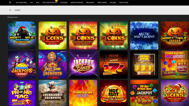 Jackpot du casino Directionbet Desktop
