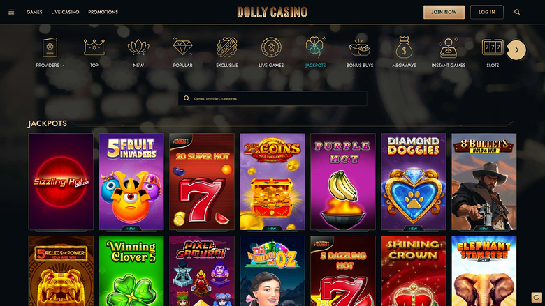 Jackpot du casino Dolly Bureau