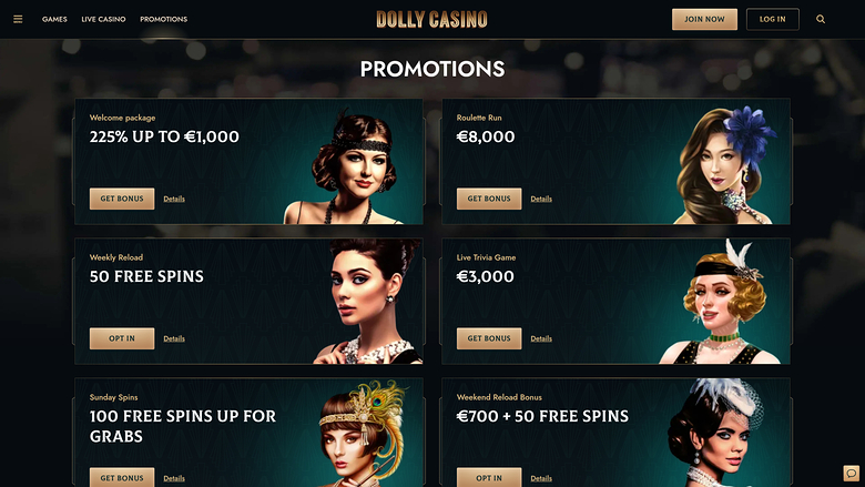 Promotions du casino Dolly Bureau