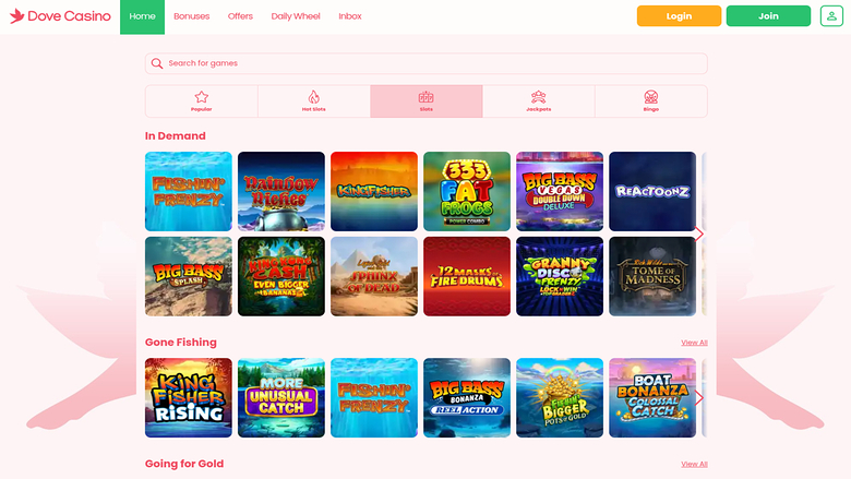 Jeux Dove Casino Bureau