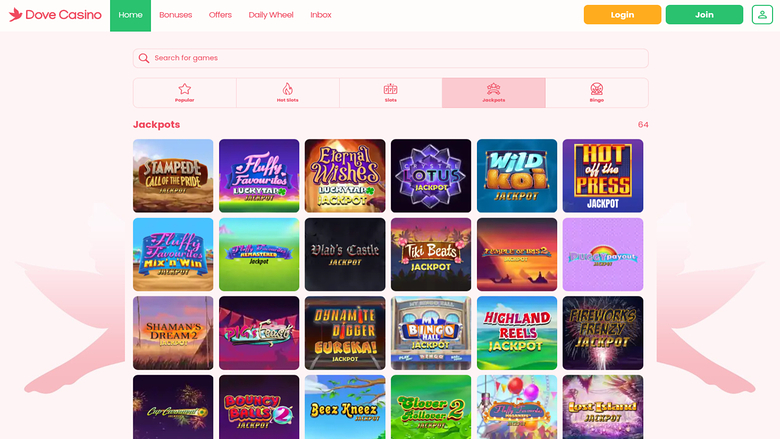 Jackpot Dove Casino Bureau