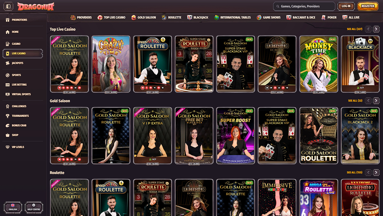 Casino Dragonia Avec Croupiers En Direct Pour Ordinateur