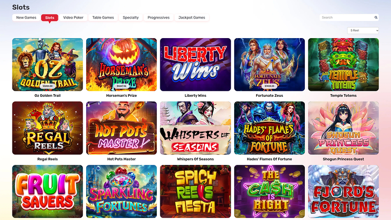 Jeux de casino Dream Royale sur ordinateur