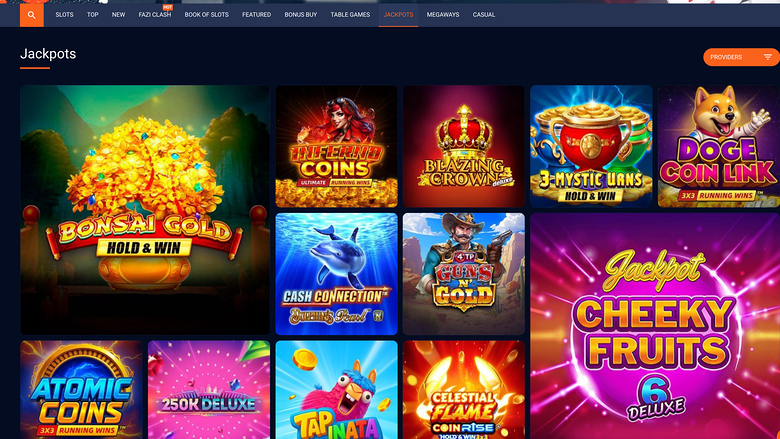 Jackpot Dream.bet sur Desktop