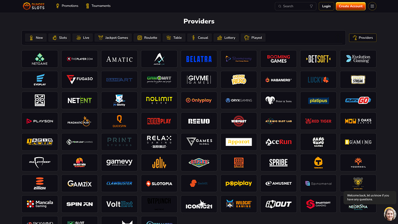 Développeurs De Jeux De Dundeeslots Casino Sur Ordinateur