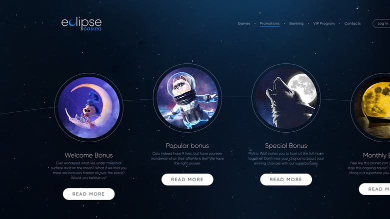 Eclipse Casino-Aktionen Desktop