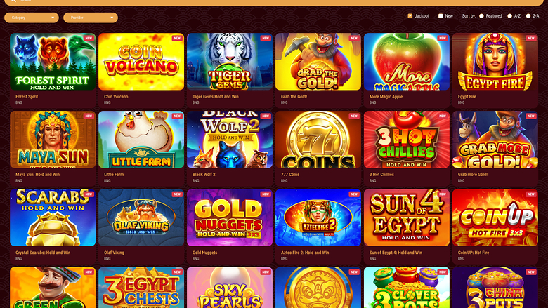 Jackpot du casino Eight Storm sur ordinateur