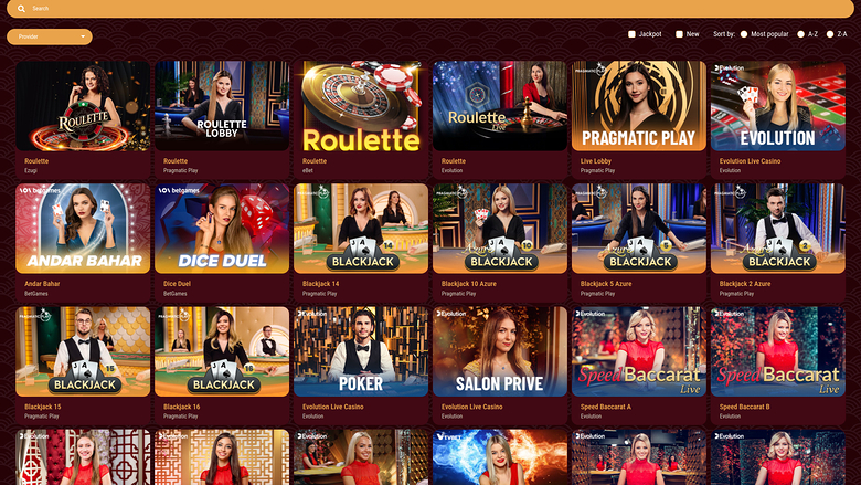 Joueur en direct au casino Eight Storm ordinateur de bureau