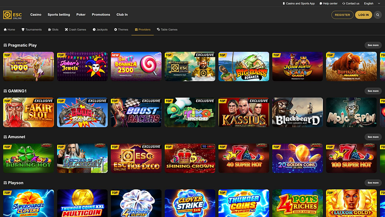 Desarrolladores de juegos de escritorio para el casino Estoril Sol