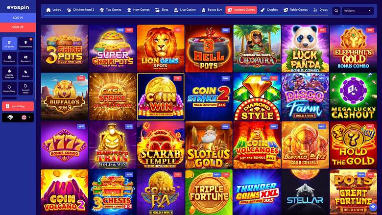 EvoSpin Casino Bote Escritorio