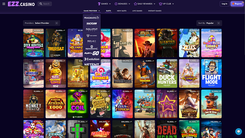 Développeurs de jeux de casino EZZ - Bureau