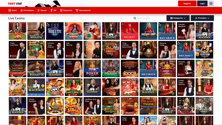 Croupier en direct de F1 Casino pour ordinateur de bureau