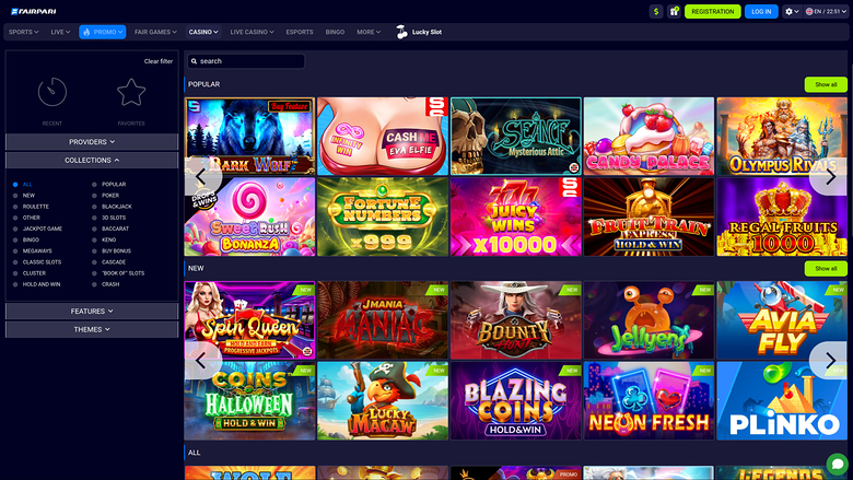 FairPari Casino Desktop Games
