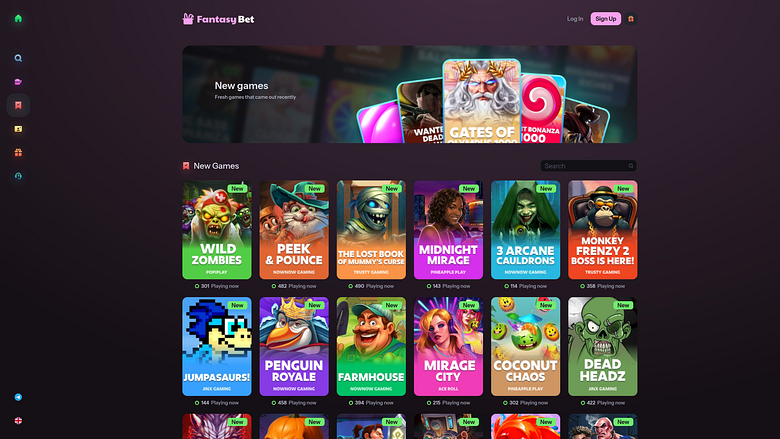 Новые игры в казино FantasyBet для настольных компьютеров