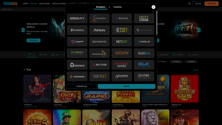 Festival Play Casino Desktop Game Developers