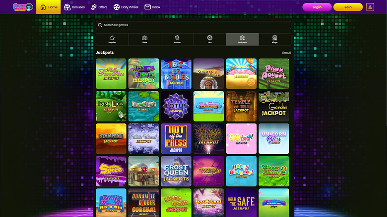 Jackpot de Fever Bingo Casino pour ordinateur