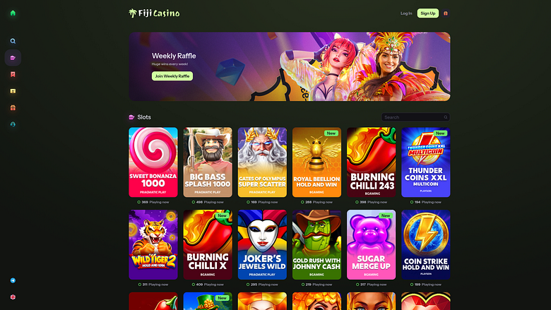 Fiji Casino-Spiele für Desktop