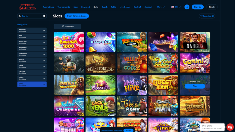 FireSlots Casino Juegos de escritorio