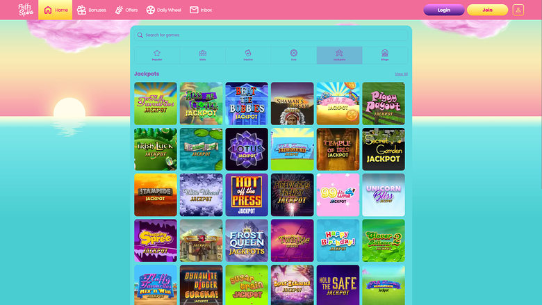 Fluffy Spins Casino Desktop-Jackpot