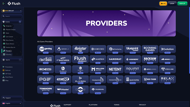 Flush Desktop Sviluppatori di Giochi