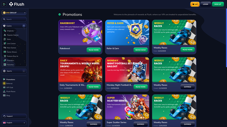 Flush Desktop Promozioni