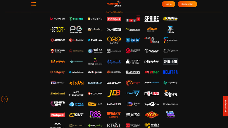 Développeurs de jeux de Fortune Clock Casino Desktop