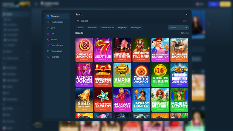 Jackpot de Fortune Jack Casino sur ordinateur