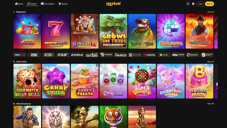 FoxyGold Casino Desktop-Spieleentwickler