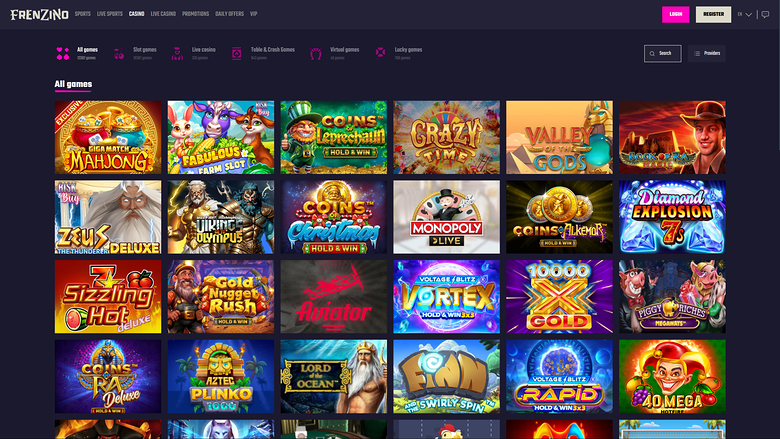 Настольные игры Frenzino Casino